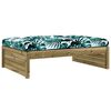 vidaXL Salon de jardin 6 pcs avec coussins bois de pin impr&eacute;gn&eacute;