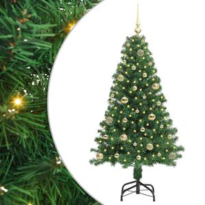vidaXL Sapin de No&euml;l artificiel Vert 150 cm PVC, Acier et Plastique