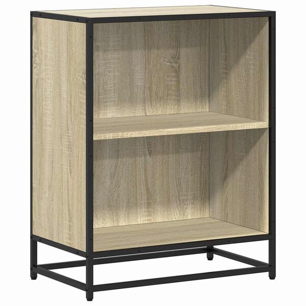 vidaXL Bibliothèque chêne sonoma 60x35x76 cm bois d'ingénierie