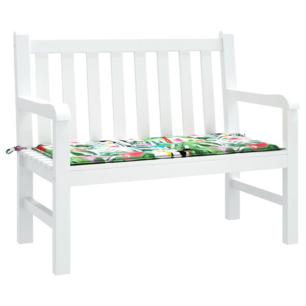 vidaXL Coussin de banc de jardin multicolore 100x50x4 cm tissu oxford