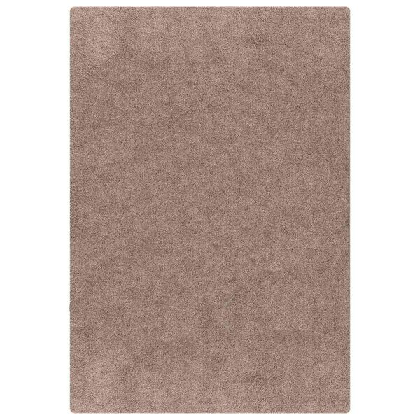 vidaXL Tapis Shaggy Anti-d&eacute;rapant Marron 80 x 150 cm PP