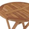 vidaXL Ensemble &agrave; manger de jardin 3 pcs Bois de teck massif