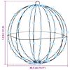 vidaXL Boule avec 120 LED Blanc froid 40 cm M&eacute;tal