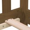 vidaXL Lit de jour sans matelas marron miel bois pin massif 80x200 cm
