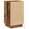 vidaXL Cabinet de chevet avec tiroir Bois ancien 39 x 34,5 x 65 cm