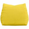 vidaXL Coussin de Dos Jaune clair 60 x 20 x 50 cm tissu