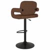 vidaXL Tabourets de bar lot de 2 marron tissu