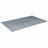 vidaXL Grille Argent 30 x 30 x 2 cm Acier galvanis&eacute; &agrave; chaud