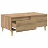 vidaXL Table basse Ch&ecirc;ne artisanal 90 x 50 x 35 cm Bois d'ing&eacute;nierie