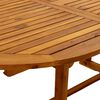 vidaXL Ensemble &agrave; manger de jardin 9pcs bois d'acacia solide textil&egrave;ne
