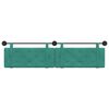 vidaXL T&ecirc;te de lit suspendue Turquoise 210 x 55 x 5 cm Velours