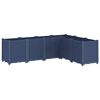 vidaXL Jardinière bleu gris 160x120x53 cm PP