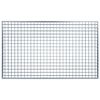 vidaXL Grille Argent 100 x 60 x 2 cm Acier galvanis&eacute; &agrave; chaud