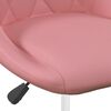 vidaXL Chaises pivotantes &agrave; manger lot de 2 Rose Velours