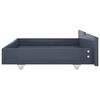 vidaXL Cadre de lit avec 4 tiroirs Gris Bois de pin massif 160x200 cm
