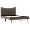 vidaXL Cadre de lit Anthracite Similicuir 100 x 200 cm