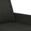 vidaXL Fauteuil Noir 60 cm Tissu