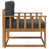 vidaXL Sofa de milieu ext&eacute;rieur Bois d'Acacia Massif Naturel