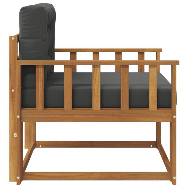 vidaXL Sofa de milieu ext&eacute;rieur Bois d'Acacia Massif Naturel