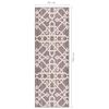 vidaXL Tapis de couloir Marron 80x300 cm