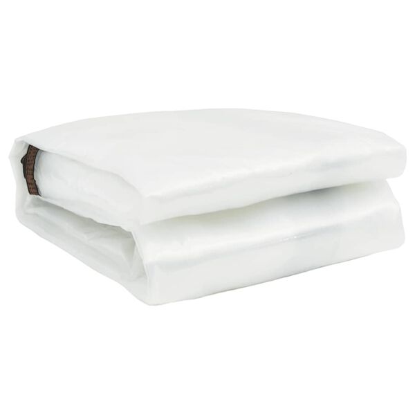 vidaXL B&acirc;che transparente avec &oelig;illets 6x10 m poly&eacute;thyl&egrave;ne