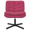 vidaXL Fauteuil relaxant pivotant Bordeaux 63 x 75 x 76 cm Velours