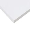 vidaXL &Eacute;tag&egrave;re murale flottante 2 pcs Blanc brillant 50x23x3,8 cm MDF