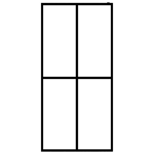 vidaXL &Eacute;cran de douche Verre tremp&eacute; d&eacute;poli 140x195 cm