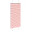 vidaXL Store pliss&eacute; rose 60x150 cm largeur du tissu 59,4 cm polyester
