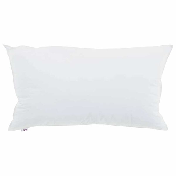vidaXL Oreiller avec oreiller 2 pcs Blanc 40 x 80 cm Coton