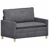 vidaXL Canap&eacute; Gris fonc&eacute; 126 x 81 x 87,5 cm Polyester
