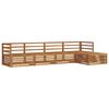 vidaXL Ensemble de canap&eacute;s d'ext&eacute;rieur 5 pcs Naturel