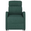 vidaXL Fauteuil Vert foncé Tissu