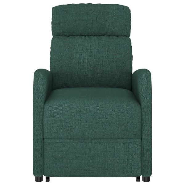 vidaXL Fauteuil Vert foncé Tissu