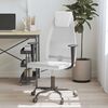 vidaXL Chaise de bureau r&eacute;glable en hauteur blanc