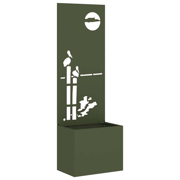 vidaXL &Eacute;cran de confidentialit&eacute; de jardin Vert olive 50 x 140 cm