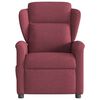 vidaXL Fauteuil inclinable Rouge bordeaux Tissu