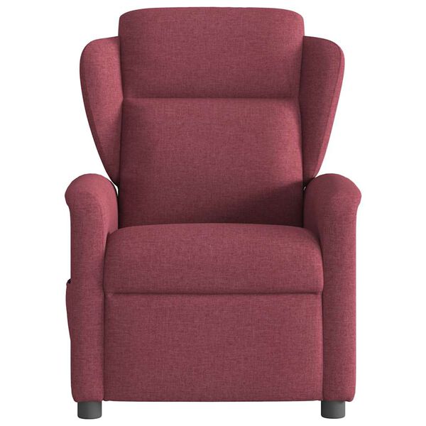vidaXL Fauteuil inclinable Rouge bordeaux Tissu