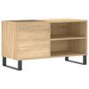 vidaXL Armoire &agrave; disques ch&ecirc;ne sonoma 85x38x48 cm bois d'ing&eacute;nierie