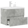 vidaXL Ensemble de meubles de salle de bain 2 pcs gris b&eacute;ton