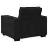 vidaXL Ensemble de canap&eacute;s 3 pcs avec coussins Noir Velours