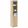 vidaXL Buffet haut ch&ecirc;ne sonoma 37,5x35x180 cm bois d'ing&eacute;nierie