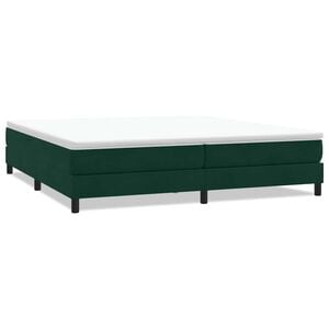vidaXL Sommier &agrave; lattes de lit sans matelas vert fonc&eacute; 200x210cm