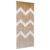 vidaXL Rideau de porte anti-insectes multicolore 200 x 90 cm Bambou