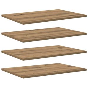 vidaXL &Eacute;tag&egrave;re &agrave; livres 3 niveaux 4 pc 60 x 40 x 1,5 cm Marron