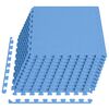 vidaXL Tapis de sol 12 pcs 4,32㎡ Mousse EVA Bleu