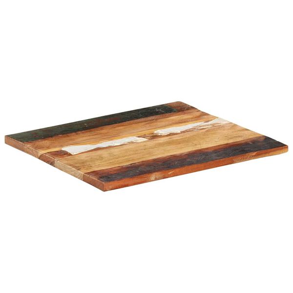 vidaXL Dessus de table rectangulaire 60x70 cm 25-27 mm Bois récupéré