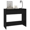 vidaXL Table console Noir 89x41x76,5 cm Acier