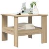 vidaXL Table basse Ch&ecirc;ne Sonoma 57 x 55 x 45 cm Bois d'ing&eacute;nierie