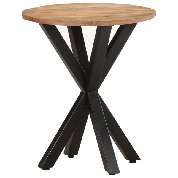 vidaXL Table d'appoint 48x48x56 cm Bois d'acacia massif